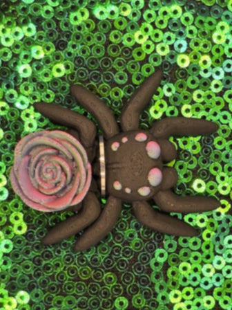 FidgetPet: Rose Jumping Spider: Small