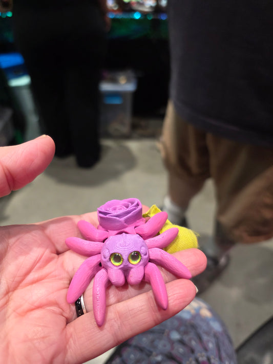 FidgetPet: Medium Rose Jumping Spider